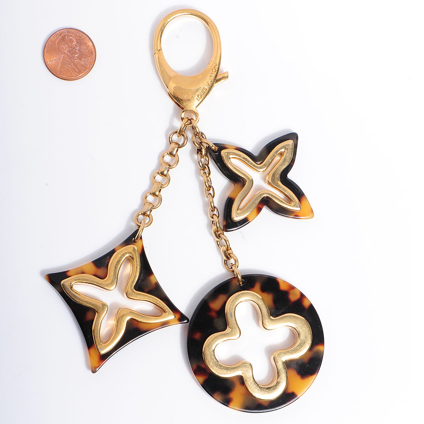 Insolence Bag Charm Ecaille