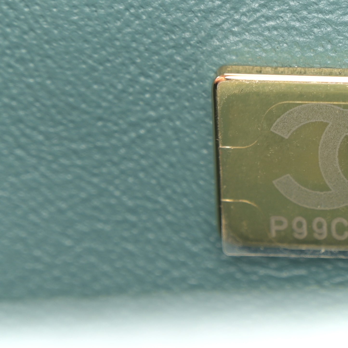 Lambskin Quilted Mini Rectangular Flap Green