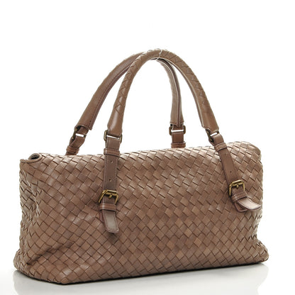 Bottega Veneta Nappa Intrecciato Satchel Old Petra 3 of 7