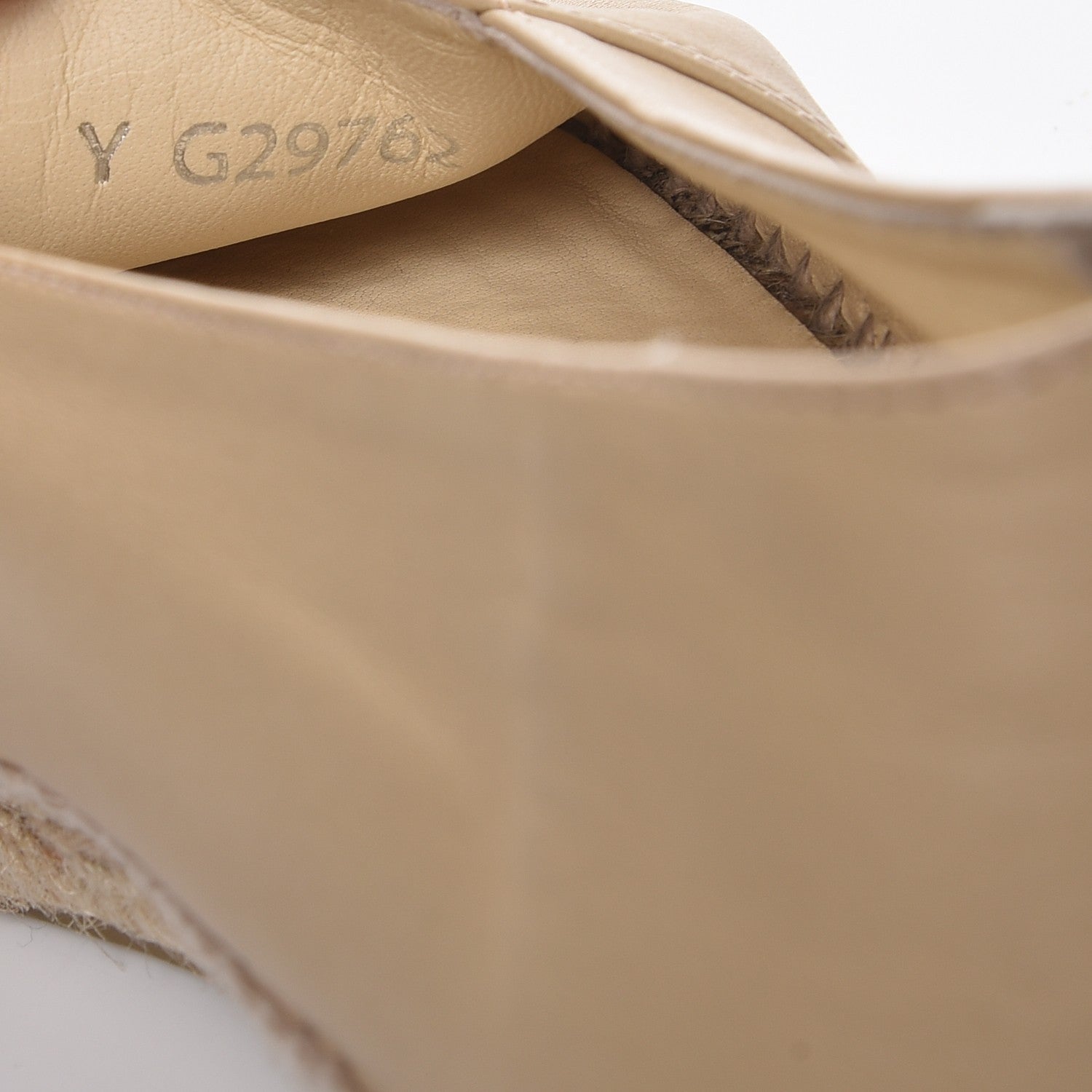 Chanel Lambskin CC Espadrilles 41 Beige Black 9 of 13