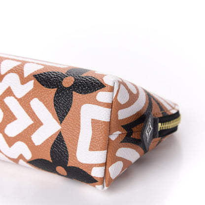 Louis Vuitton Monogram Giant Crafty Cosmetic Pouch Crème Caramel 7 of 9