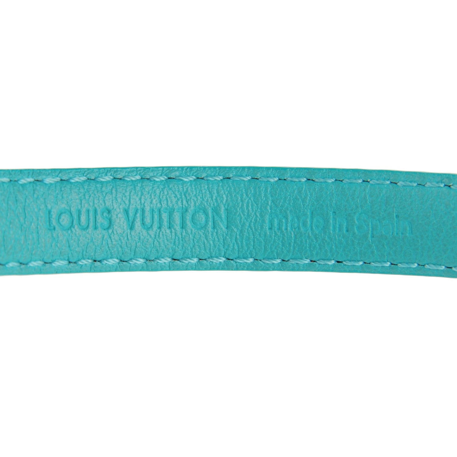 Louis Vuitton Monogram Lockit Bracelet 17 Turquoise 5 of 7