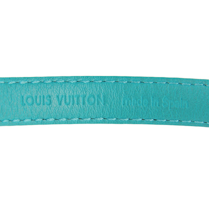 Louis Vuitton Monogram Lockit Bracelet 17 Turquoise 5 of 7