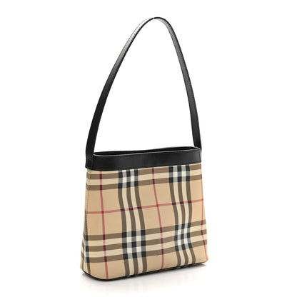 Burberry Prorsum House Check Shoulder Bag Black 2 of 11