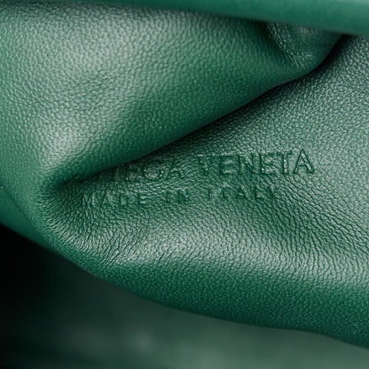 Bottega Veneta Nappa Maxi Intrecciato The Pouch Oversized Clutch Raintree 6 of 11