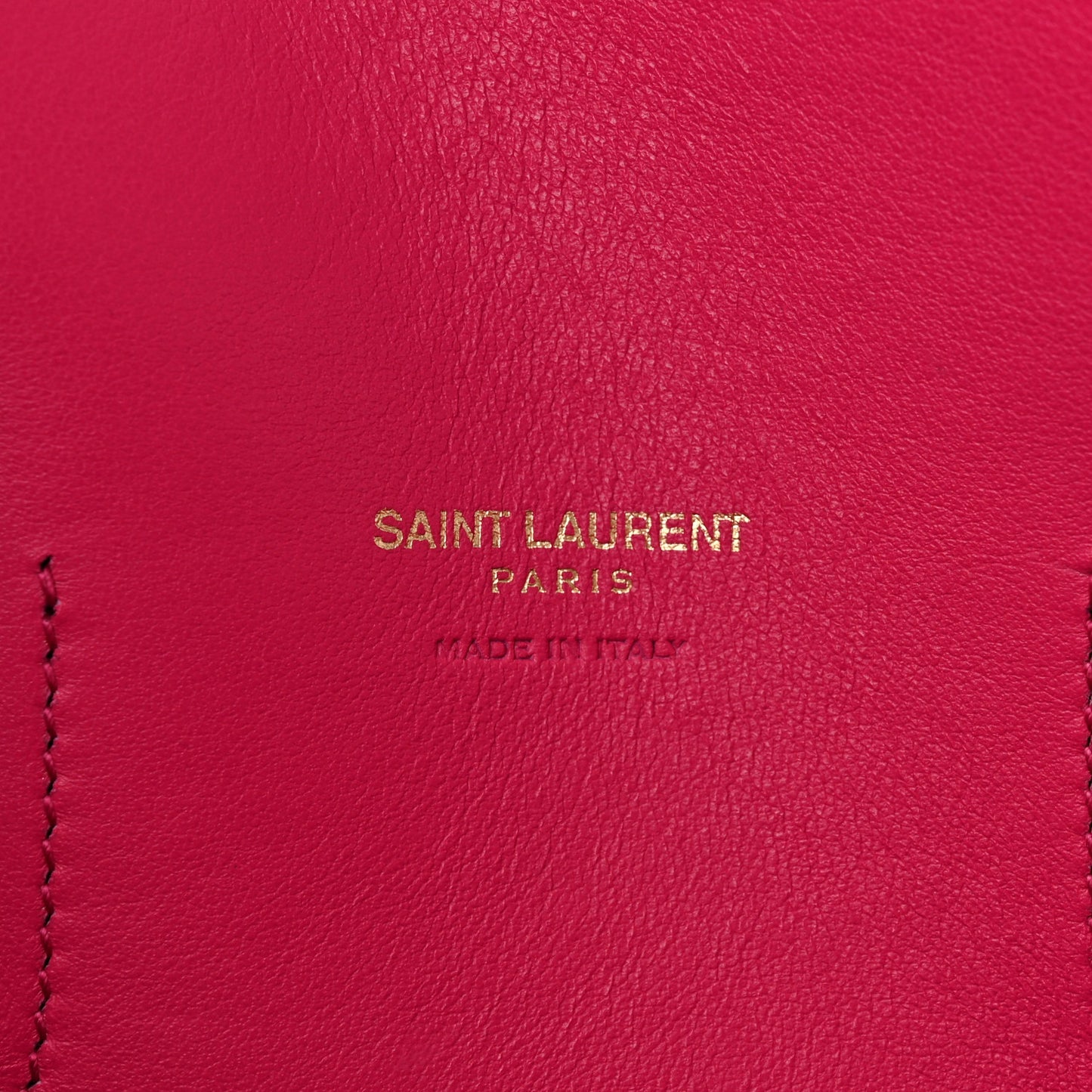 Calfskin Small Sac De Jour Black Fuchsia