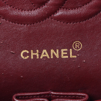 Chanel Lambskin Quilted Medium Double Flap Black 6 of 10