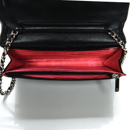 Chanel Calfskin Quilted Cambon Wallet On Chain WOC Black 5 of 10
