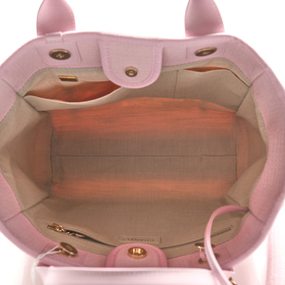 Chanel Mixed Fibers Small Deauville Tote Light Pink 6 of 12