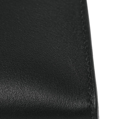 Hermes Swift Kelly Cut Clutch Pochette Black 12 of 13