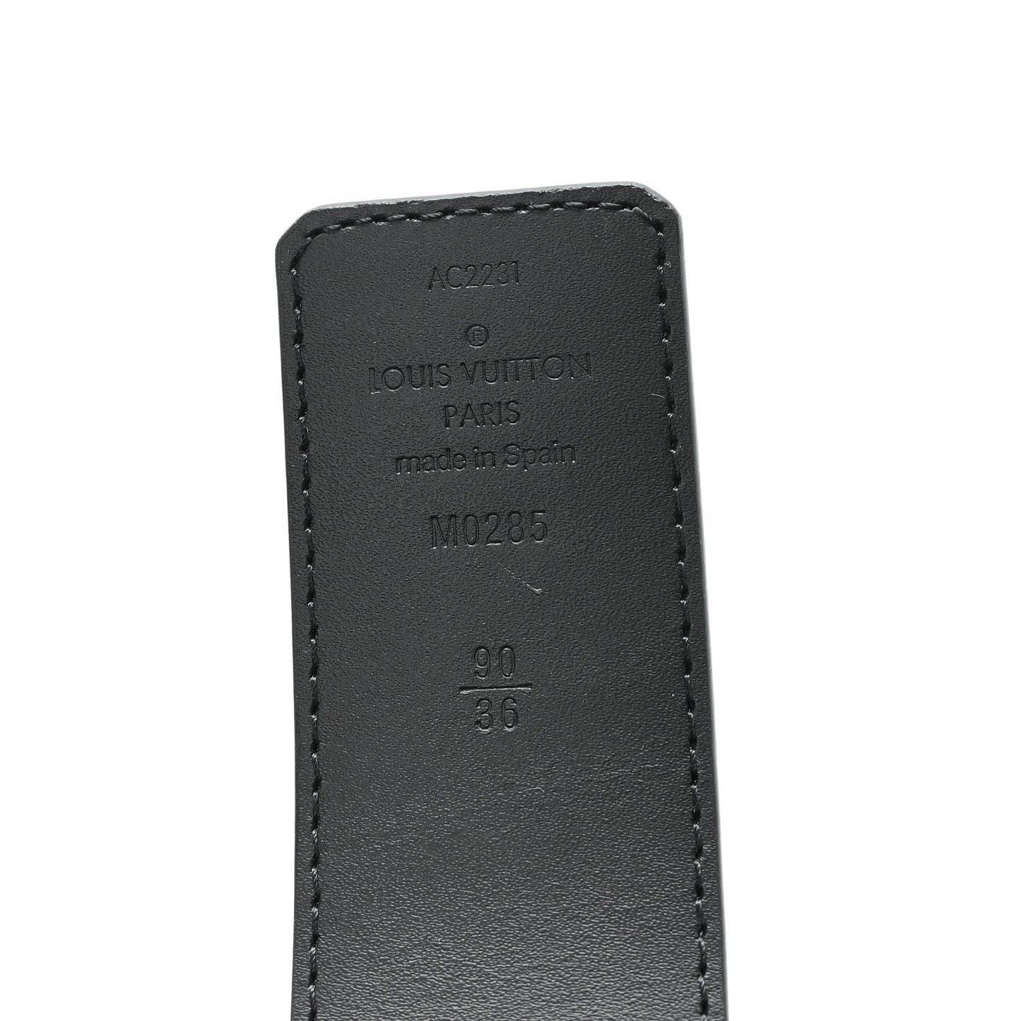 Reverse Monogram Eclipse 40mm LV Initiales Reversible Belt 90 36