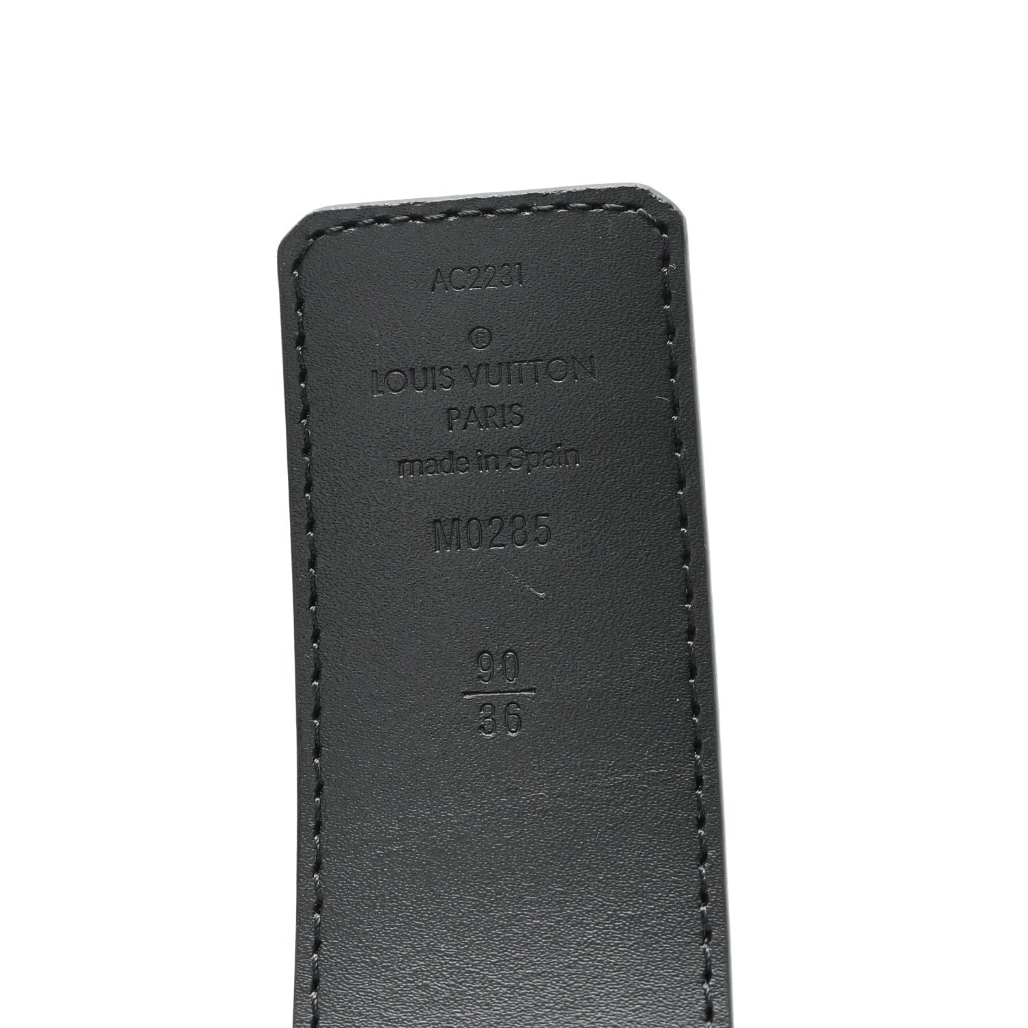 Louis Vuitton Reverse Monogram Eclipse 40mm LV Initiales Reversible Belt 90 36 3 of 5