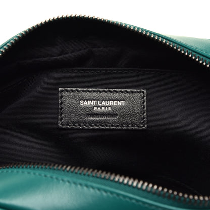 Saint Laurent Calfskin Matelasse Monogram Lou Camera Bag Green 6 of 9