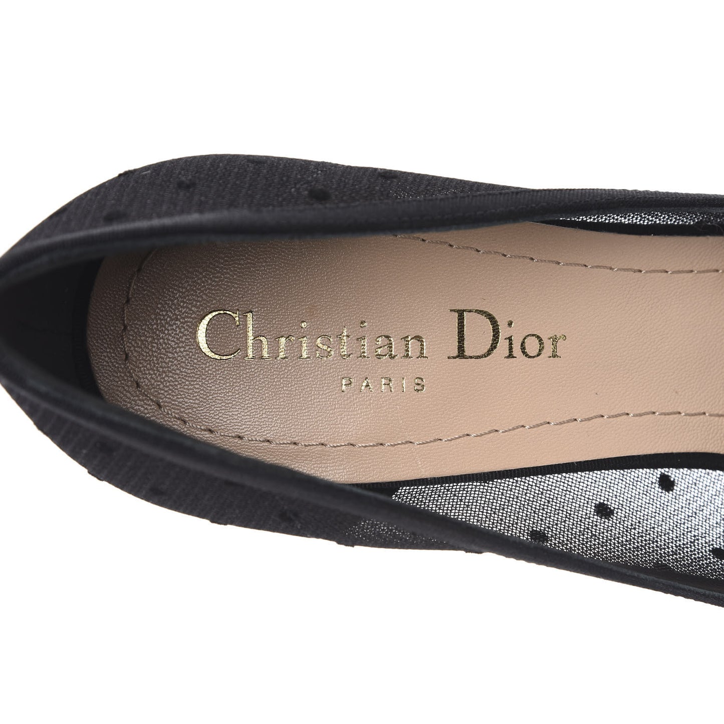 Mesh Blossom Pumps 38.5 Black