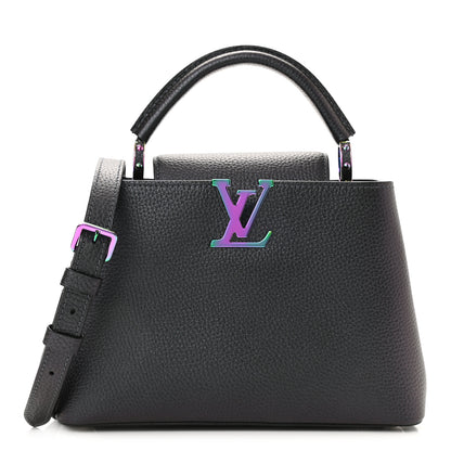 Louis Vuitton Taurillon Capucines BB Scarabeo Iridescent Black 1 of 9