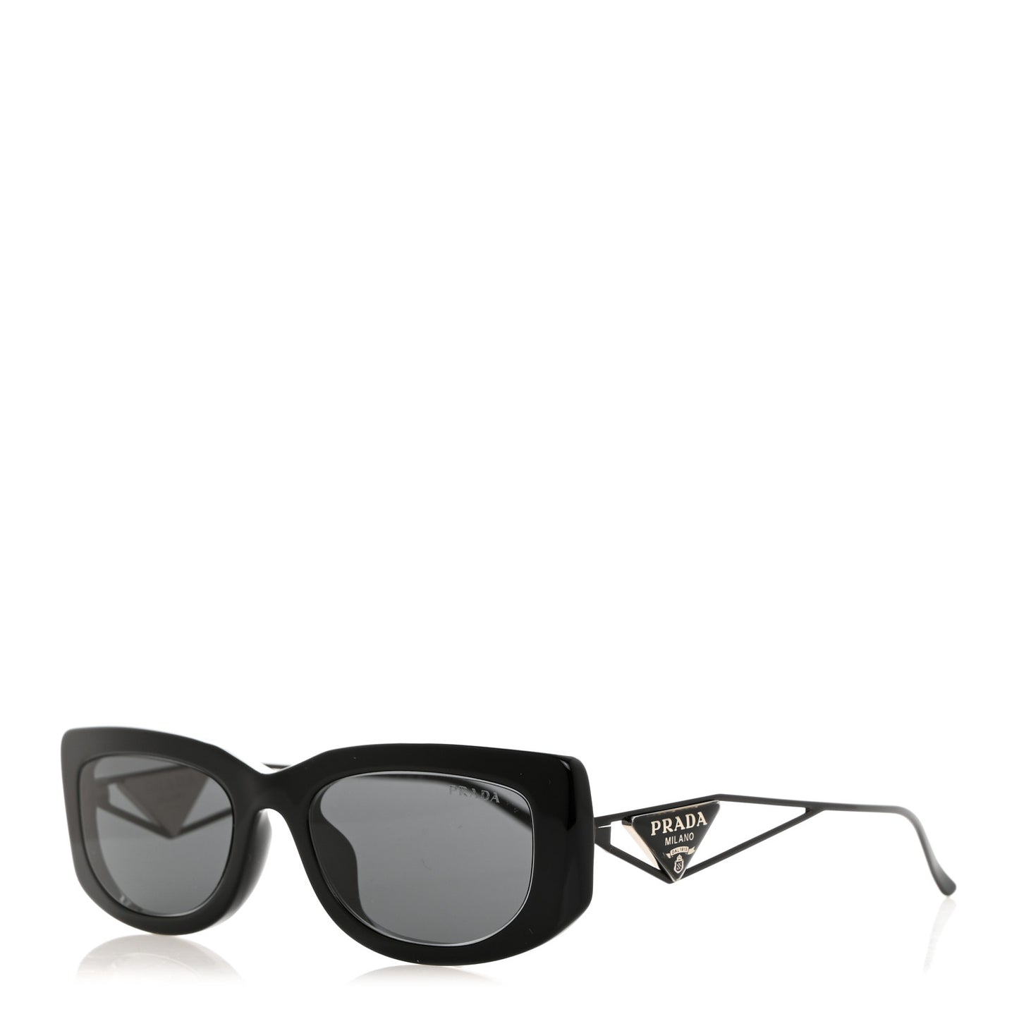 Acetate Sunglasses SPR 14Y Black Slate Gray