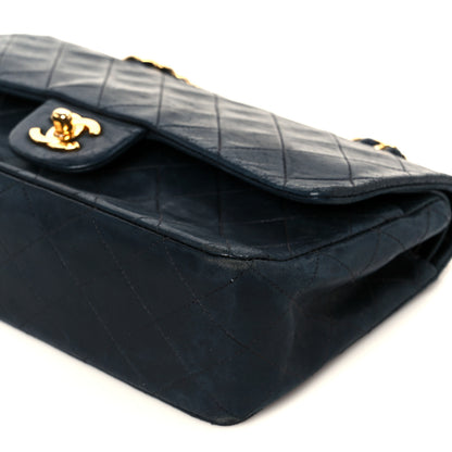 Chanel Lambskin Quilted Medium Double Flap Black 12 of 12