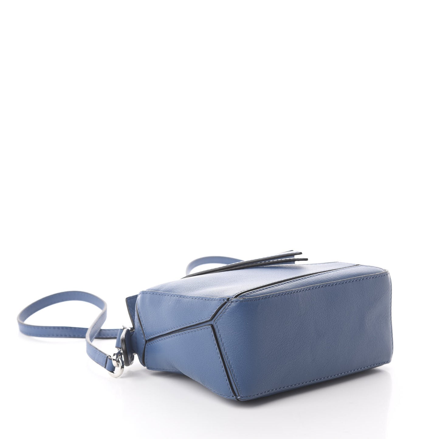 Calfskin Mini Puzzle Bag Blue