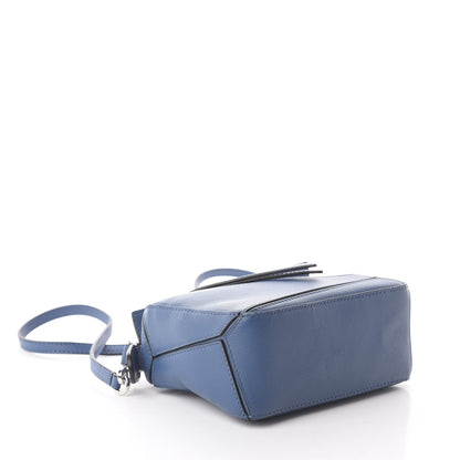 Loewe Calfskin Mini Puzzle Bag Blue 3 of 8