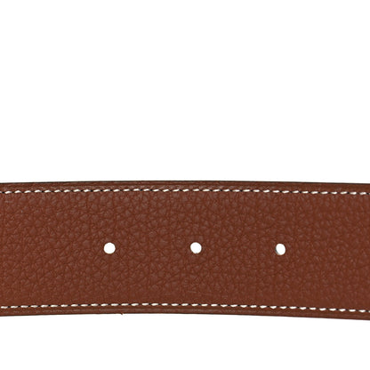 Hermes Swift Togo 42mm Constance H Belt 95 Black Gold 3 of 5