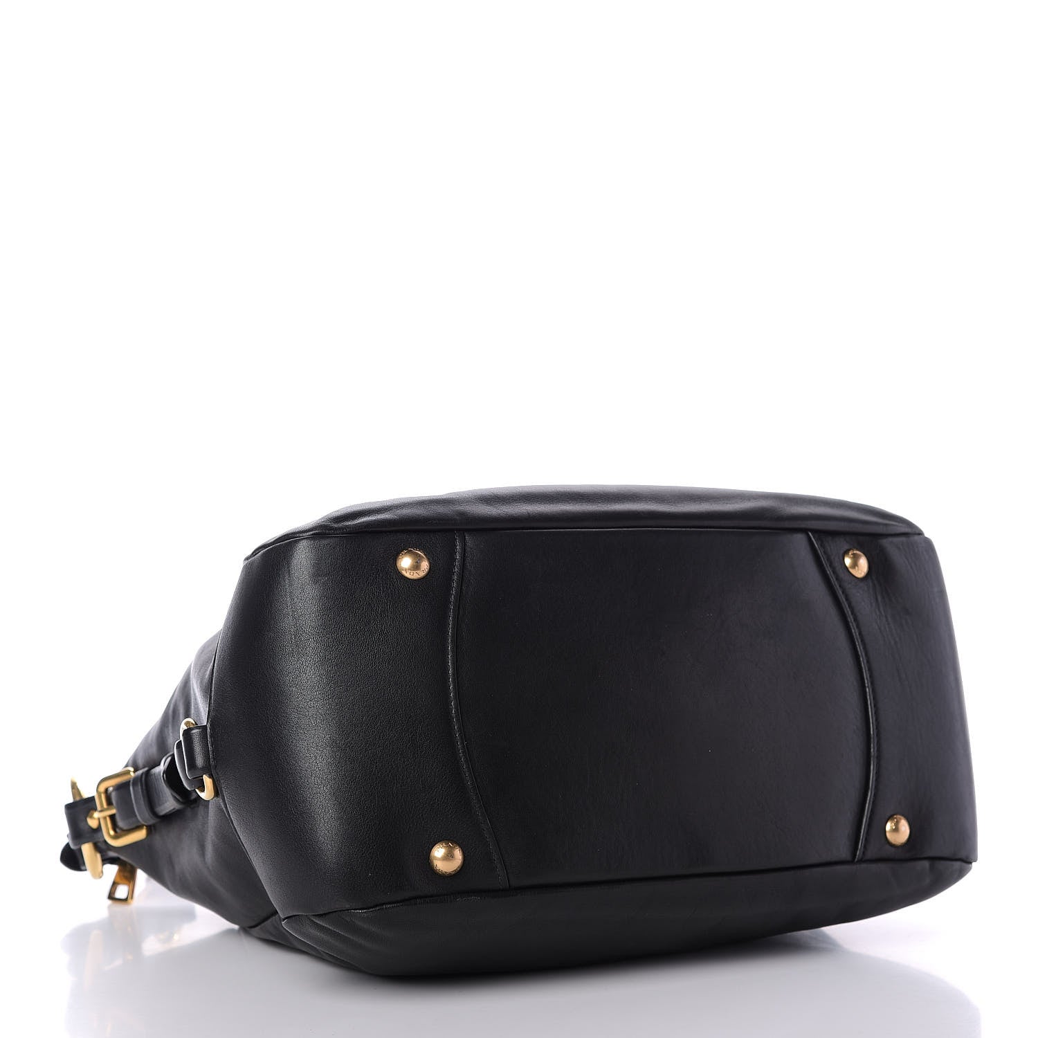 Prada Soft Calfskin Hobo Black 5 of 20