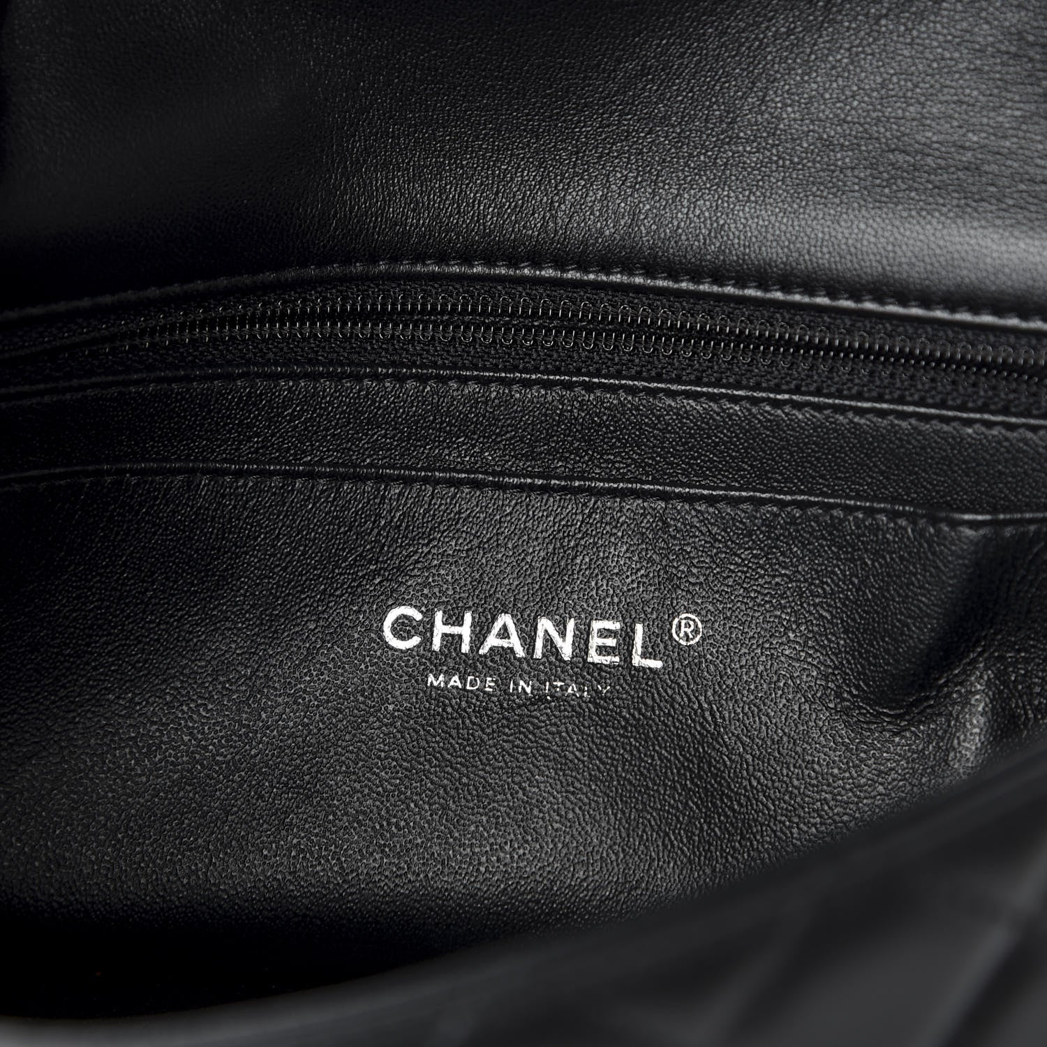 Chanel Lambskin Quilted Mini Rectangular Flap Black 8 of 11