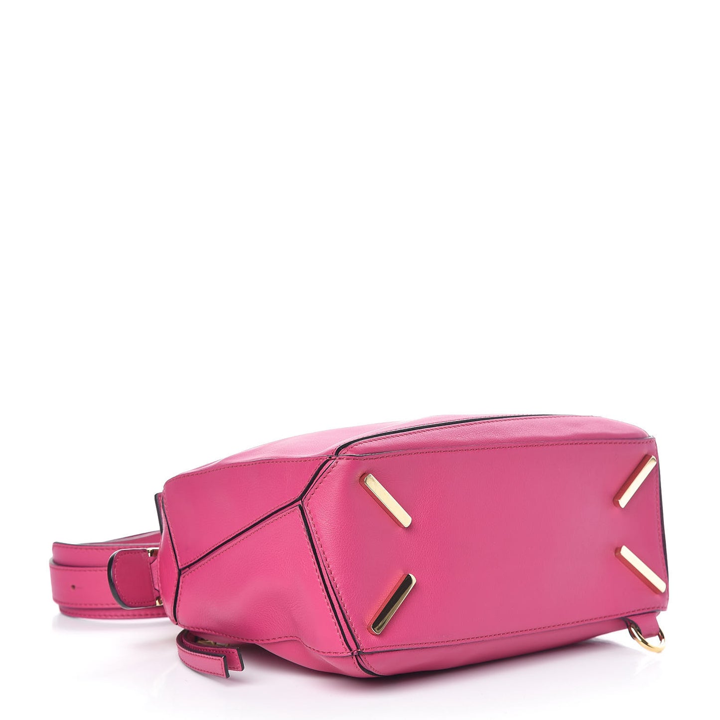 Calfskin Small Puzzle Bag Fuchsia