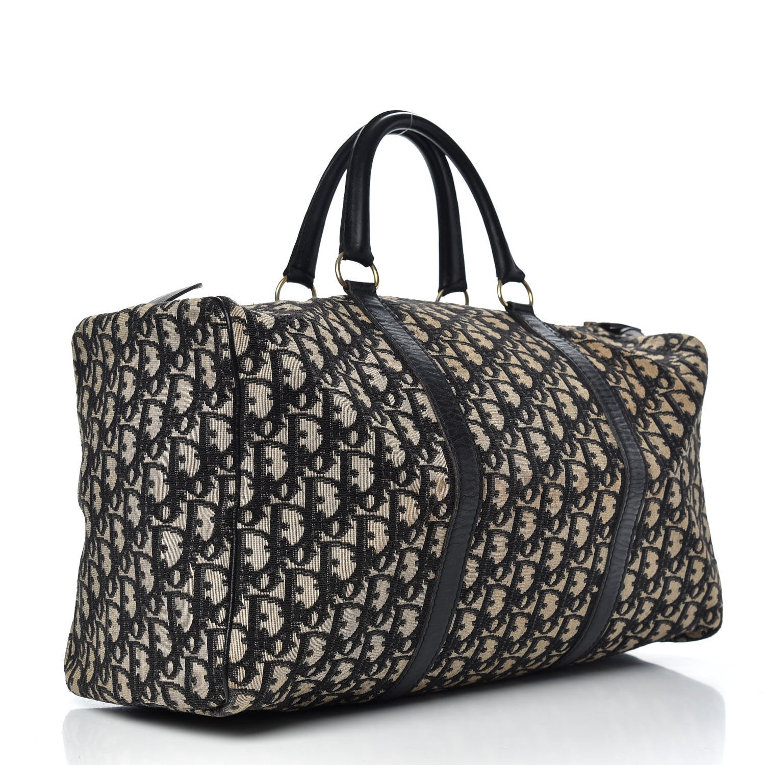 Christian Dior Monogram Duffle Navy Blue 2 of 8