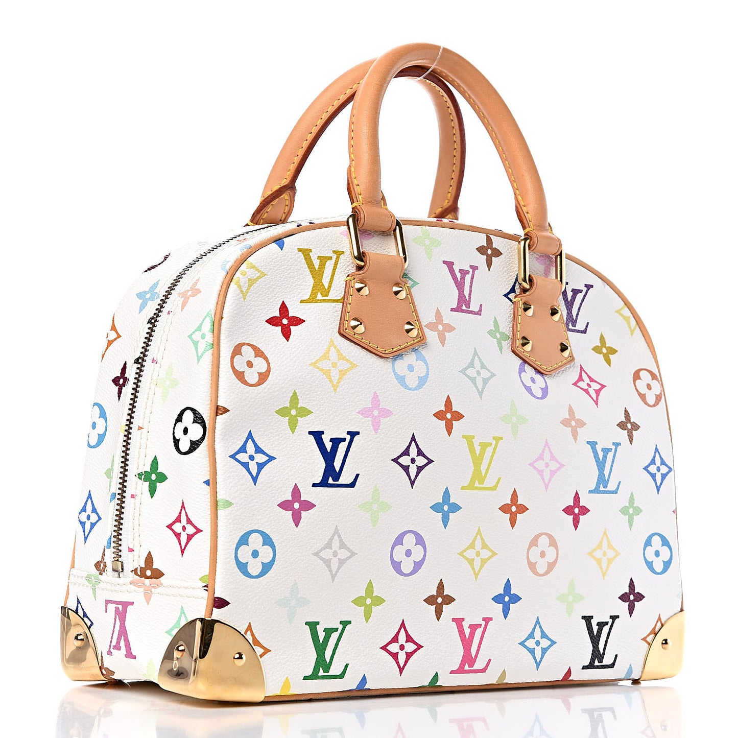 Monogram Multicolor Trouville White