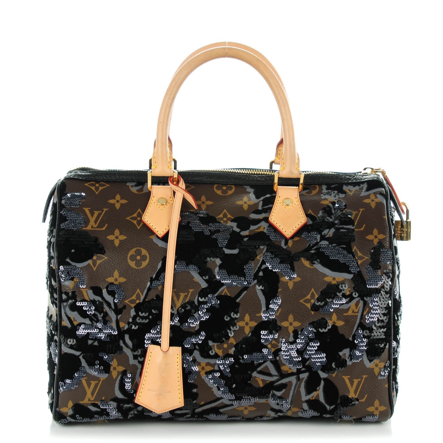 Louis Vuitton Monogram Fleur De Jais Sequins Speedy 30 1 of 8