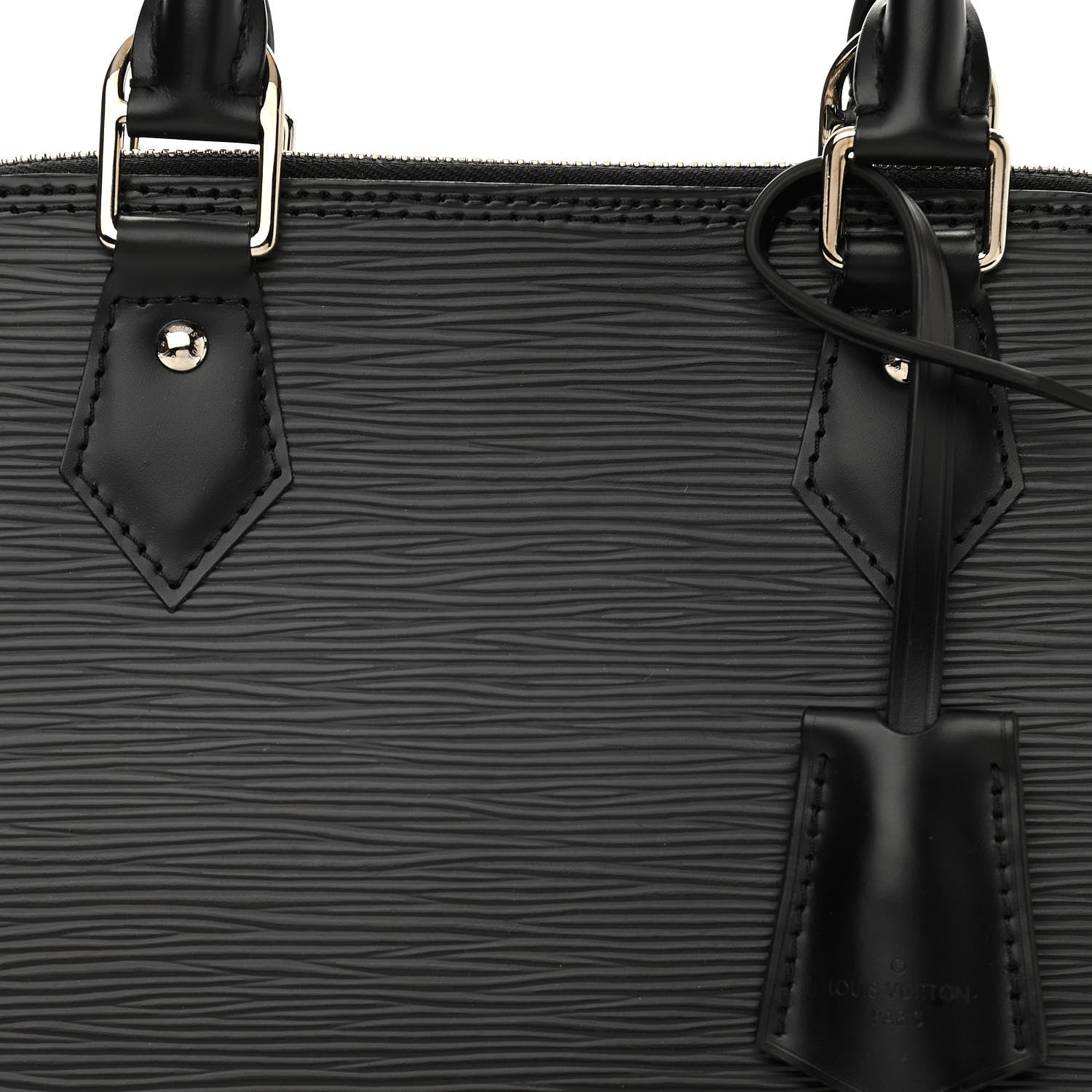 Louis Vuitton Epi Alma PM Black 9 of 11