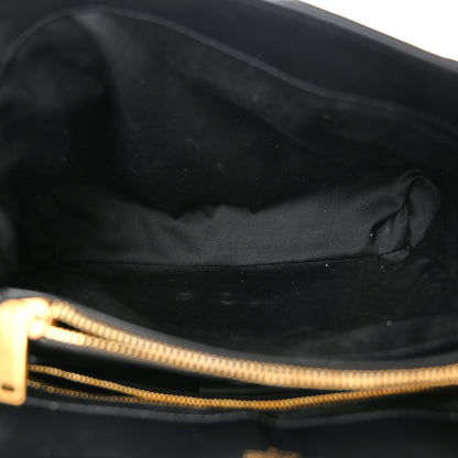 Saint Laurent Calfskin Y Quilted Monogram Medium Loulou Chain Satchel Black 5 of 11