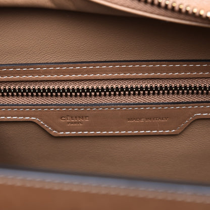 Celine Suede Calfskin Suede Micro Tri-Color Luggage Nude 6 of 13