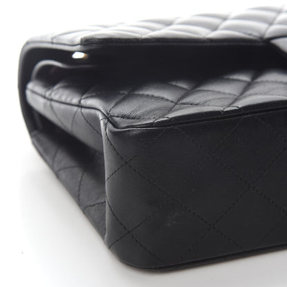 Chanel Lambskin Quilted Medium Double Flap Black 7 of 9
