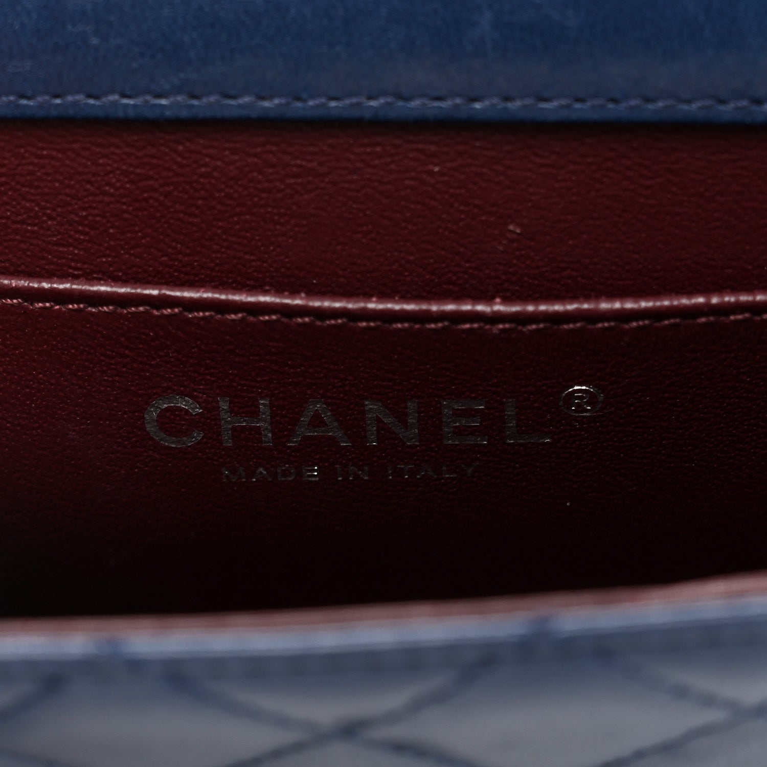 Chanel Lambskin Quilted Mini Crossing Times Flap Blue 6 of 10