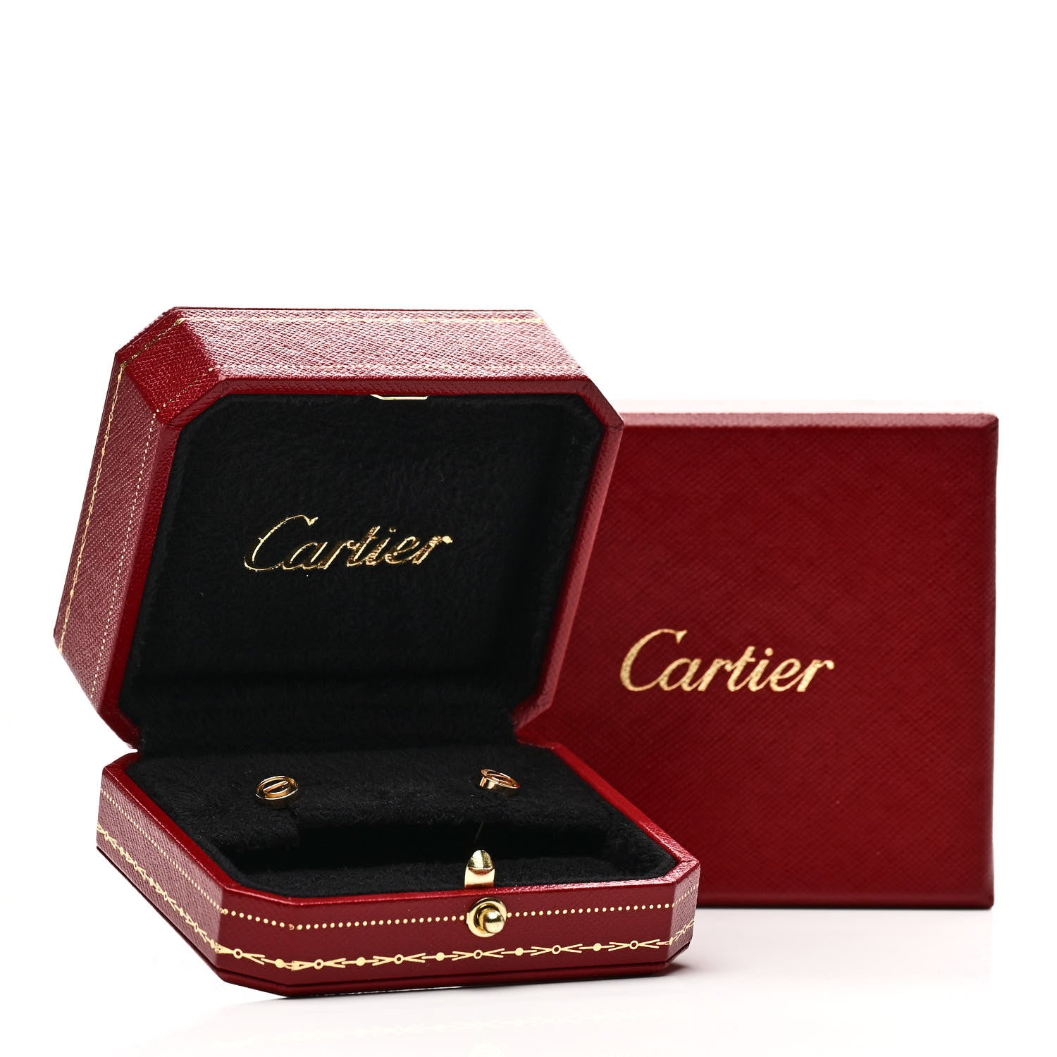 Cartier 18K Yellow Gold LOVE Earrings 5 of 5
