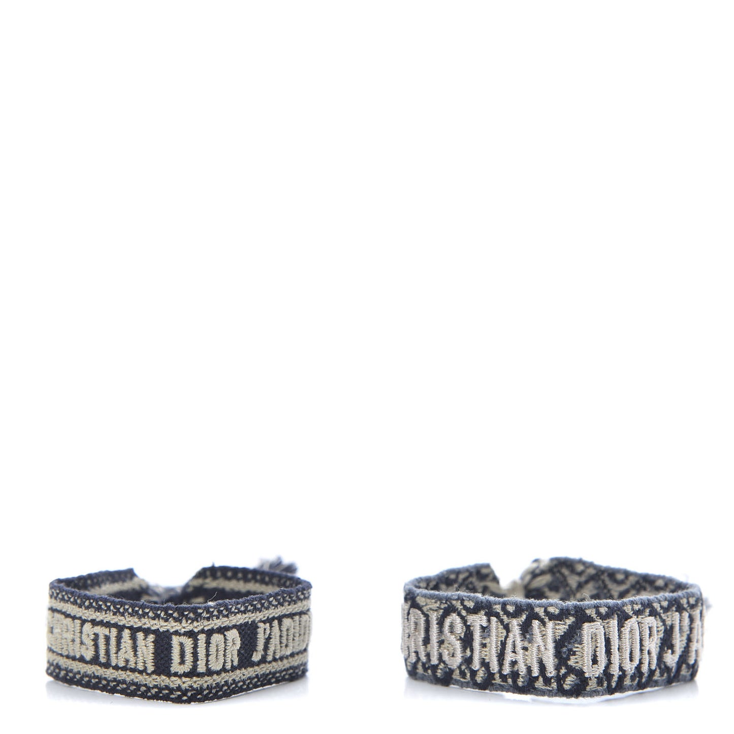 Woven Cotton J'Adior Friendship Bracelet Set Navy