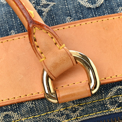 Louis Vuitton Monogram Denim Neo Speedy Blue 10 of 13