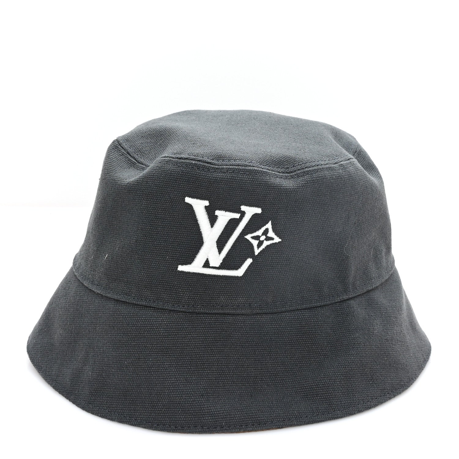Louis Vuitton Monogram Landscape Reversible Bucket Hat M Brown Black 10 of 13