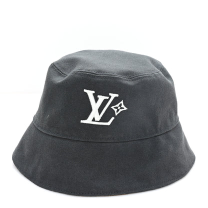 Louis Vuitton Monogram Landscape Reversible Bucket Hat M Brown Black 10 of 13
