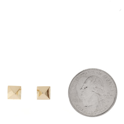Anita Ko 14K Rose Gold Pyramid Stud Earrings 2 of 4