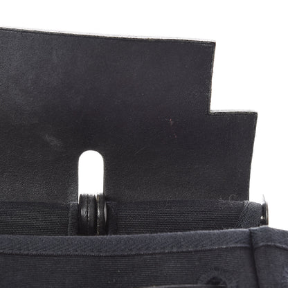 Hermes Vache Calfskin Toile Herbag 30 PM Black Natural 11 of 16