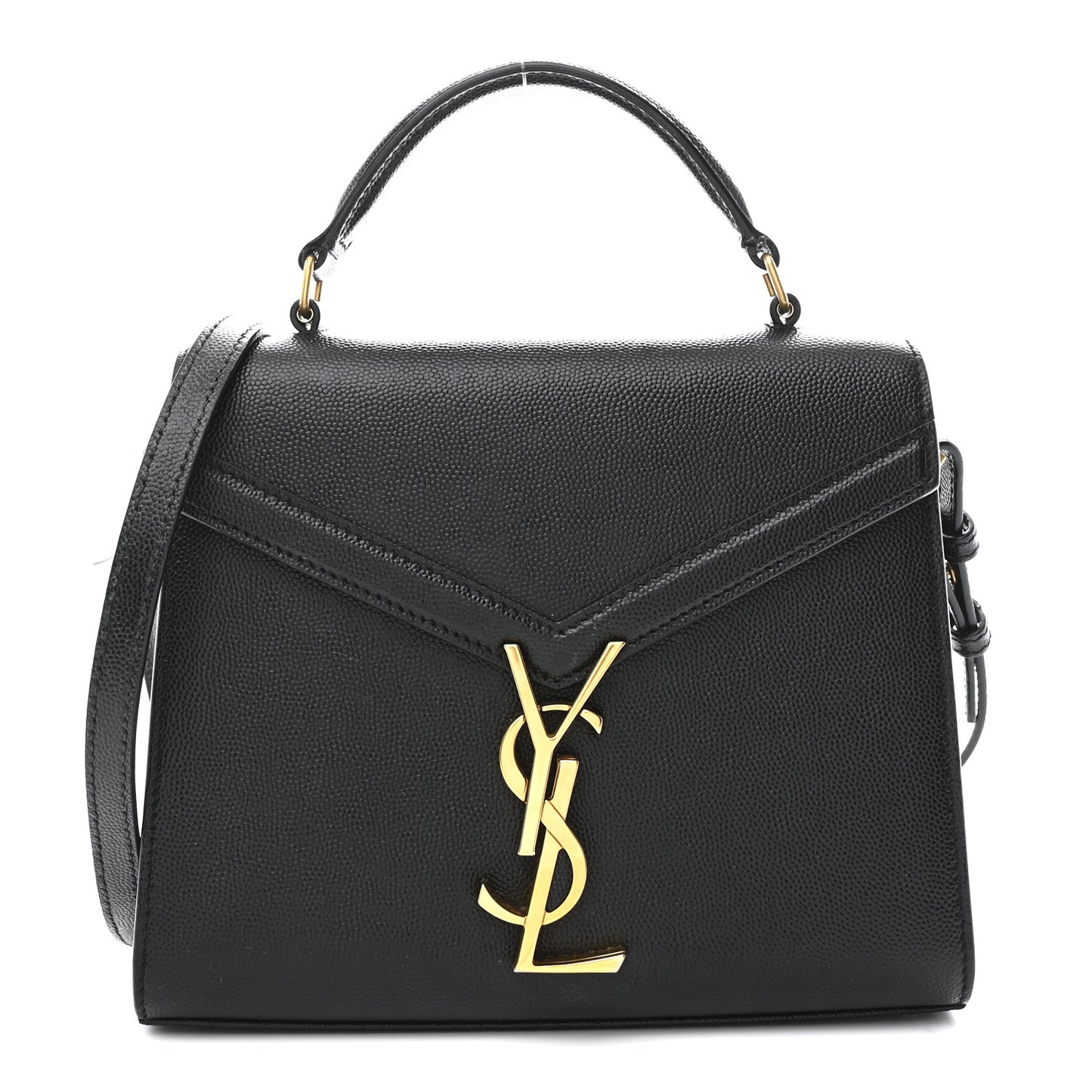 Grain De Poudre Mini Classic Monogram Cassandra Top Handle Black