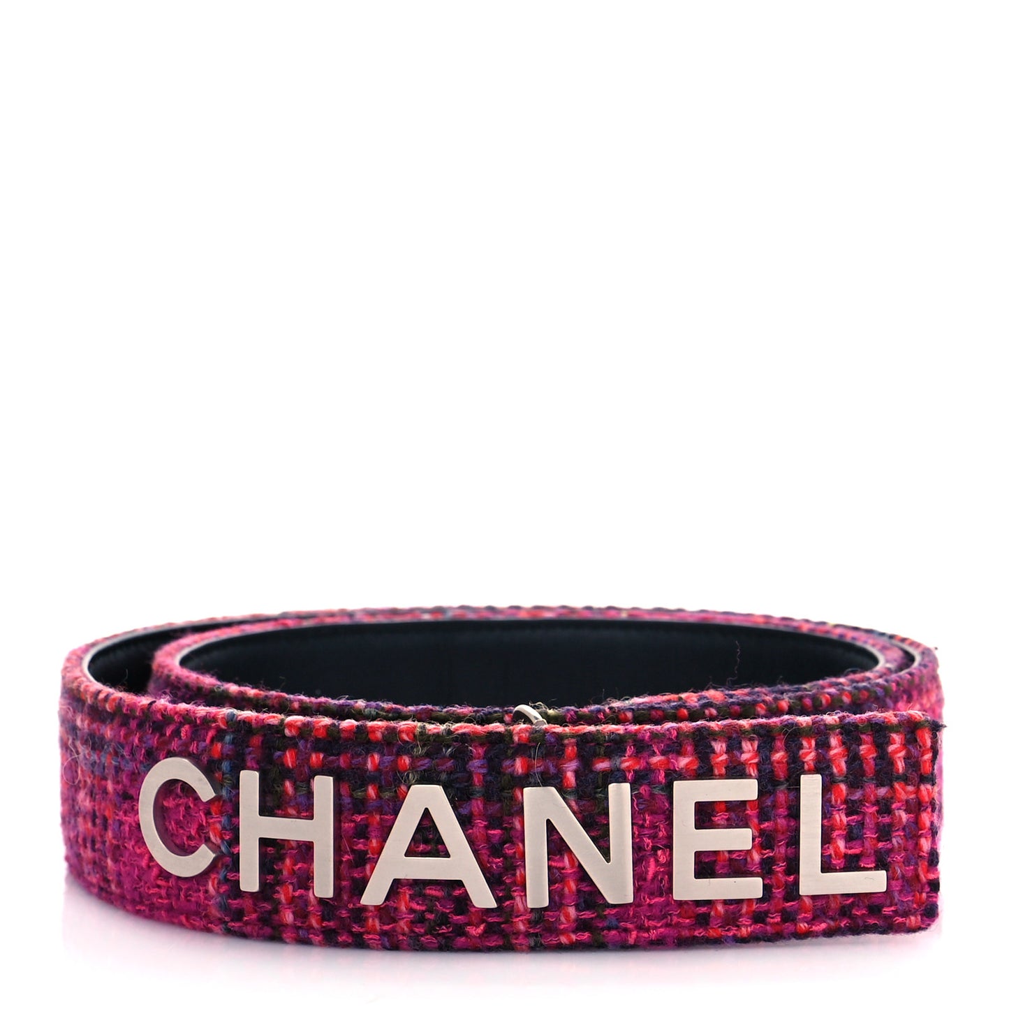 Tweed Logo Belt 80 32 Multicolor