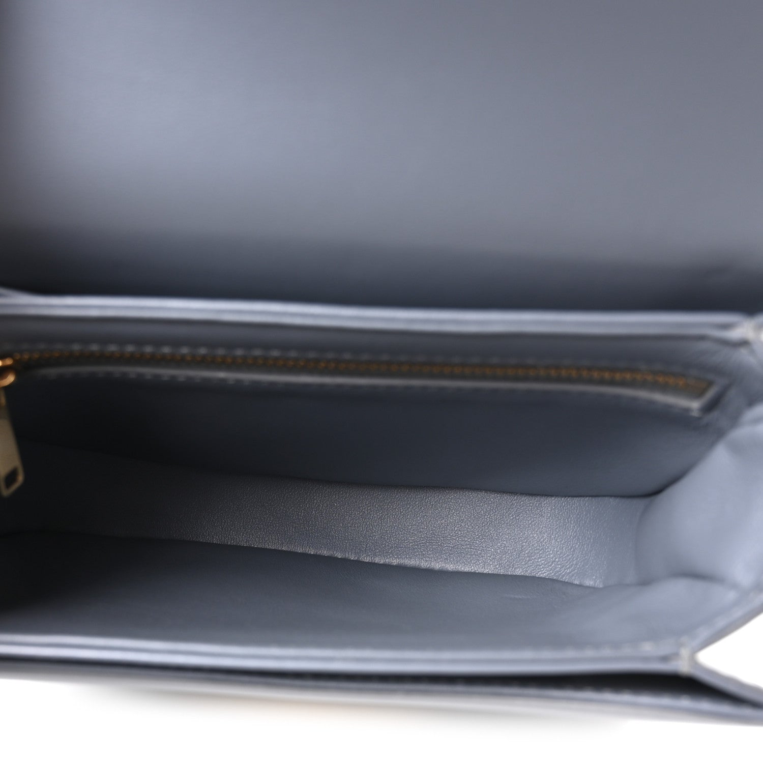 Celine Shiny Calfskin Teen Besace Blue Grey 5 of 9