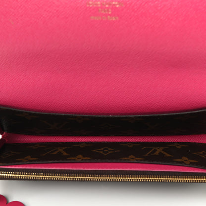 Louis Vuitton Monogram Bloom Flower Emilie Wallet Fuchsia 3 of 4