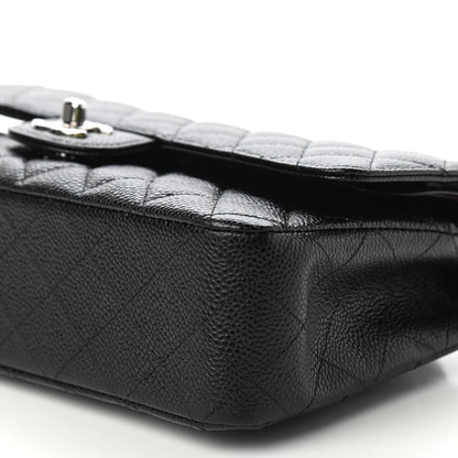 Chanel Caviar Quilted Medium Double Flap Black 9 of 10