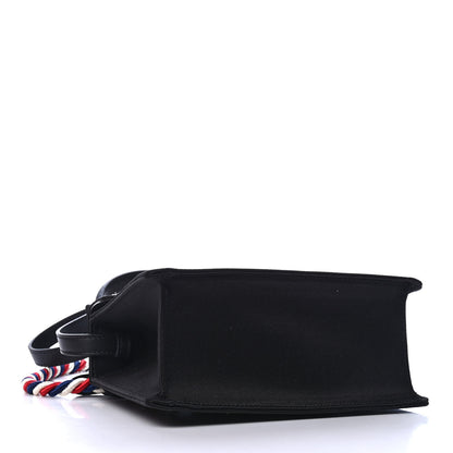 Gucci Satin Crystal Mini Sylvie Top Handle Bag Black 3 of 4