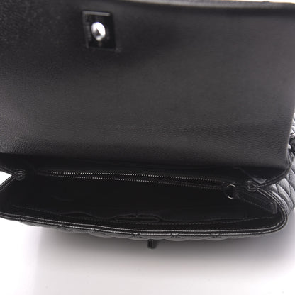 Chanel Caviar Quilted Small Coco Handle Flap So Black 6 of 11