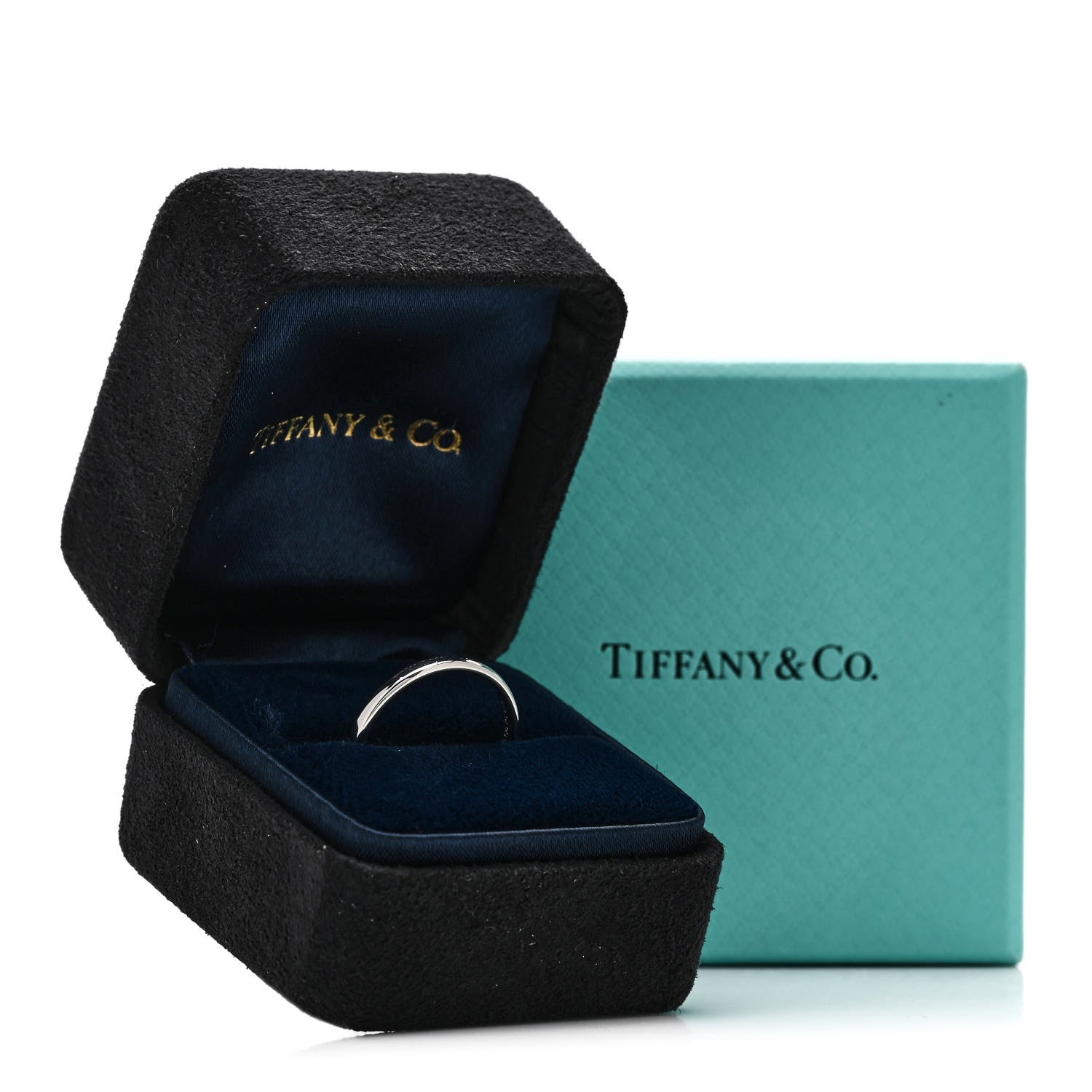 Tiffany Platinum 2mm Classic Wedding Band Ring 52 6 5 of 5